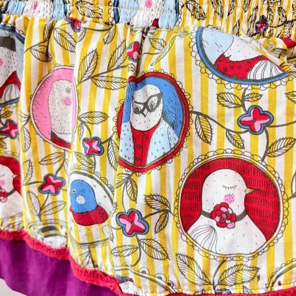 Matilda Jane Girls Paint By Numbers Vintage Cameo Bird Skirt w/‎ Pockets- 2T - Picture 2 of 6
